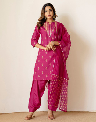 Skylee Women Kurta Patiala Dupatta Set