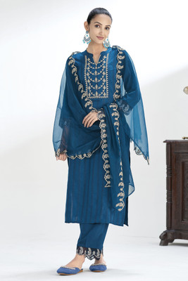 MOKOSH Women Kurta Pant Dupatta Set