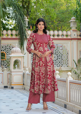 Yash Gallery Women Kurta Pant Dupatta Set