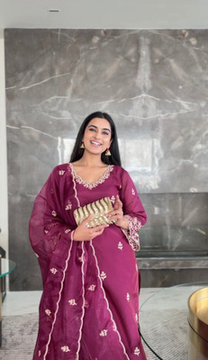 Hirvi creation Women Kurta Pant Dupatta Set