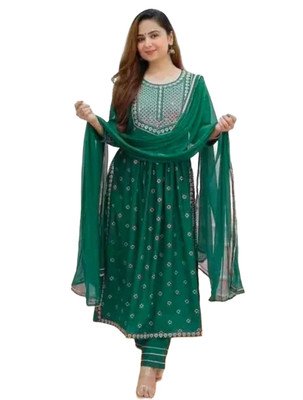 DIA TRENDS Women Kurta Pant Dupatta Set