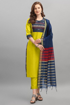 CreationRajvi Women Kurta Pant Dupatta Set