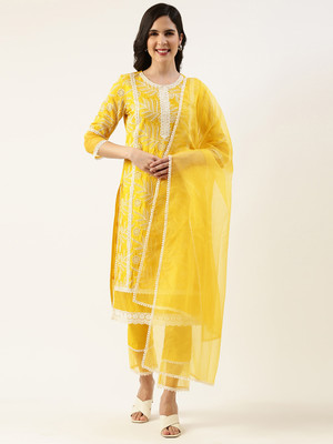 SWAGG INDIA Women Kurta Pant Dupatta Set