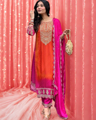 beautybeastbliss Women Kurta Pant Dupatta Set