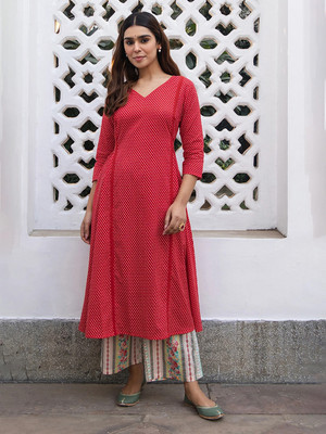 Janasya Women Kurta Pant Set