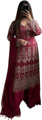 NIDHI'S FASHION Women Ethnic Top Pant Dupatta Set