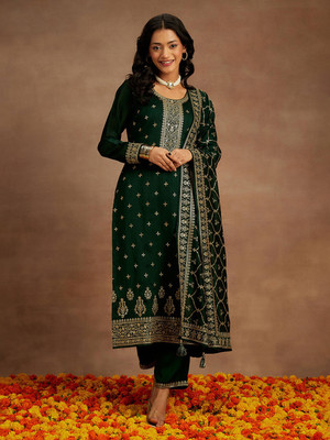 LIBAS Women Kurta Pant Dupatta Set