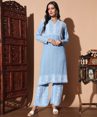 DRESSBASE Women Kurta Palazzo Set