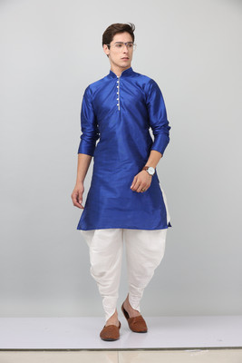 LEMONX Men Kurta Dhoti Set