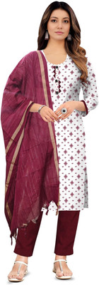 HNF ENTERPRISES Women Kurti Pant Dupatta Set