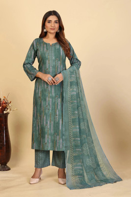 Larqi Women Kurta Pant Dupatta Set