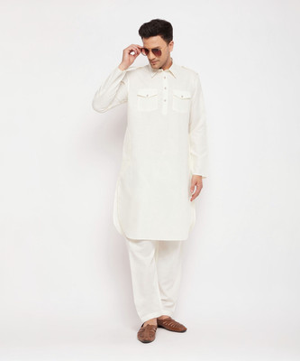VASTRAMAY Men Kurta Patiala Set