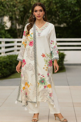SheenEthnics Women Kurta Pant Dupatta Set
