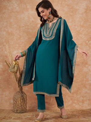 all about you Women Kurta Pant Dupatta Set