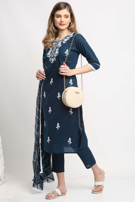 Rajnandini Women Kurta Pant Dupatta Set