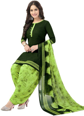 SIMPLYETHNIC Crepe Printed Salwar Suit Material