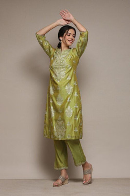 BIBA Women Kurta Palazzo Set