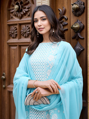 Youthnic Women Kurta Pant Dupatta Set