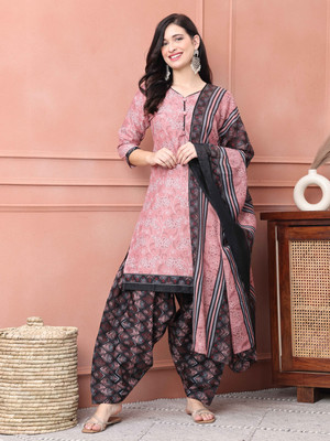 Rajnandini Printed Kurta, Patiala & Dupatta Set