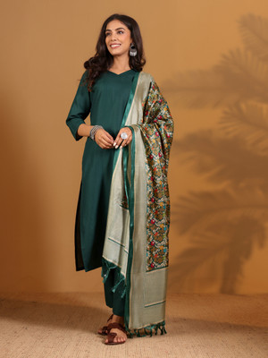 Varanga Women Kurta Pant Dupatta Set