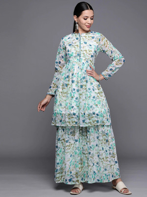 MASSTANI BY INDDUS Women Kurta Sharara Set