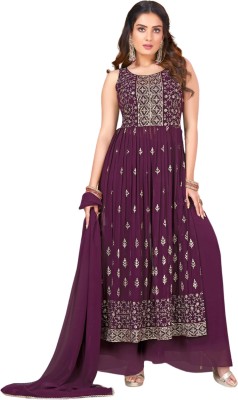 Xomantic FASHION Women Kurta Palazzo Dupatta Set