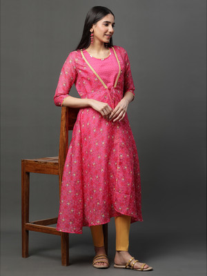 Aurelia Women Kurta Churidar Ethnic Jacket Set