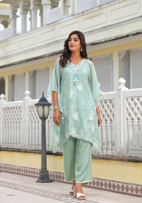 aaraas Women Kaftan Pant Set