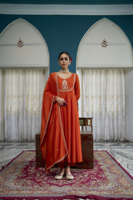 MOKOSH Women Kurta Pant Dupatta Set