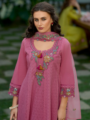 Indo Era Women Kurta Pant Dupatta Set