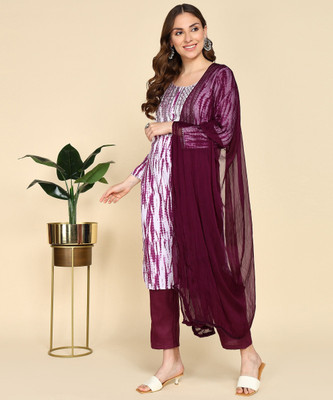 Goapifashion Women Ethnic Top Dupatta Set