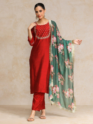 Varanga Women Kurta Pant Dupatta Set
