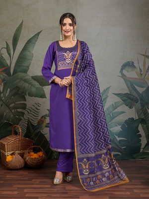 TINKUDI Women Kurti Pant Dupatta Set