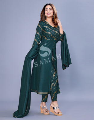 Samah Women Kurta Pant Set