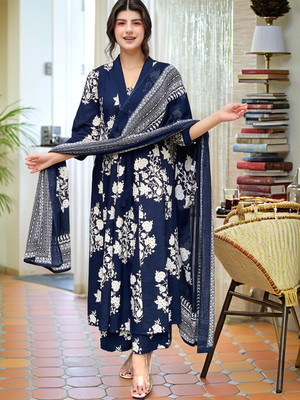 Aaghnya Fashion Women Kurta Pant Dupatta Set
