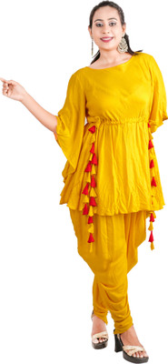 rayie collection Women Kurti Dhoti Pant Set