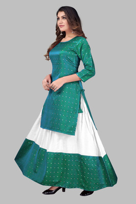 Raptty Fashion Women Kurta Skirt Set