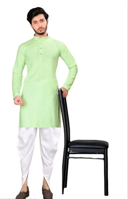 Raj Traders Men Kurta Dhoti Set