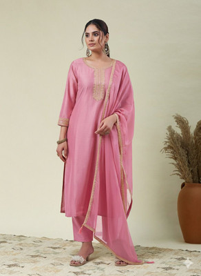 MOKOSH Women Kurta Pant Dupatta Set