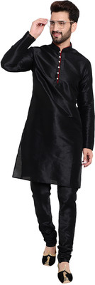HUZUR Men Kurta Churidar Set