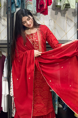 Tasrika Women Kurta Pant Dupatta Set