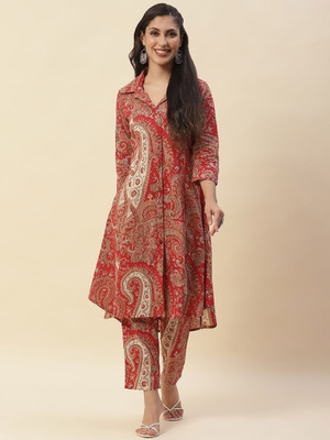 VAIDEV Women Kurti Palazzo Set
