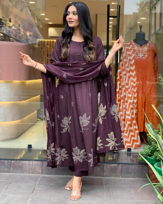 Aaghnya Fashion Women Kurta Pant Dupatta Set