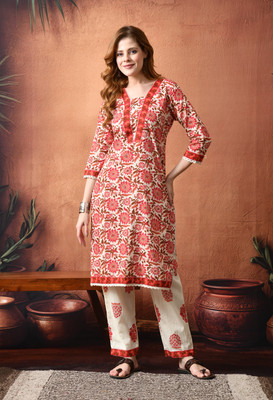 DY FAB ONLINE FASHION Women Kurti Pant Set
