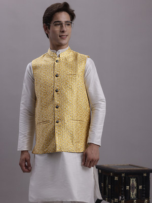 Jompers Sleeveless Printed Men Jacket