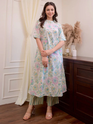 shiv textiles Women Kurta Pant Set