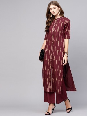 Lamba Creations Women Kurta Palazzo Set