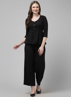 Tanushk Women Ethnic Top Palazzo Set