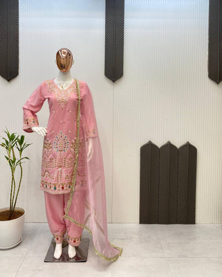 NIDHI'S FASHION Women Kurta Palazzo Dupatta Set