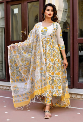 HIA LIFESTYLE Women Kurti Pant Dupatta Set
